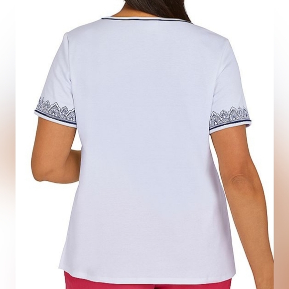 Boho Cottagecore womens shirt happy hour medallion  Nwt - Picture 2 of 2